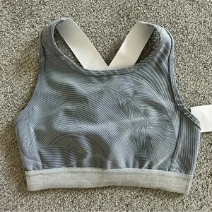Pheel Grey Wave Sparkle Impact Bra USA M